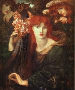 Dante Gabriel Rossetti La Ghirlandata France oil painting reproduction